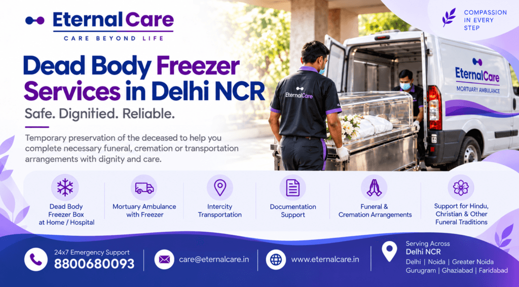 Dead Body Freezer Services in Delhi NCR
