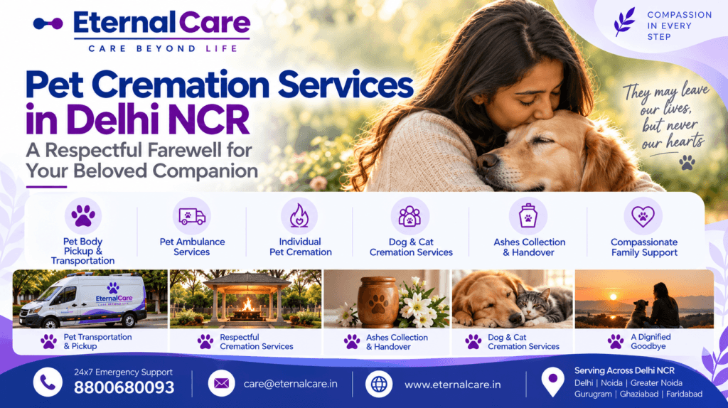 Pet Cremation Services in Delhi NCR